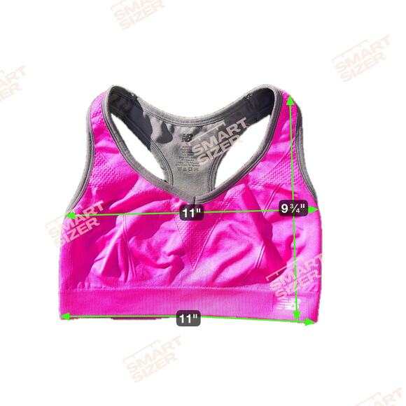 New Balance Sports Bra Womens Small Racerback Seamless Mesh Athletic Gym Workout - Picture 8 of 9